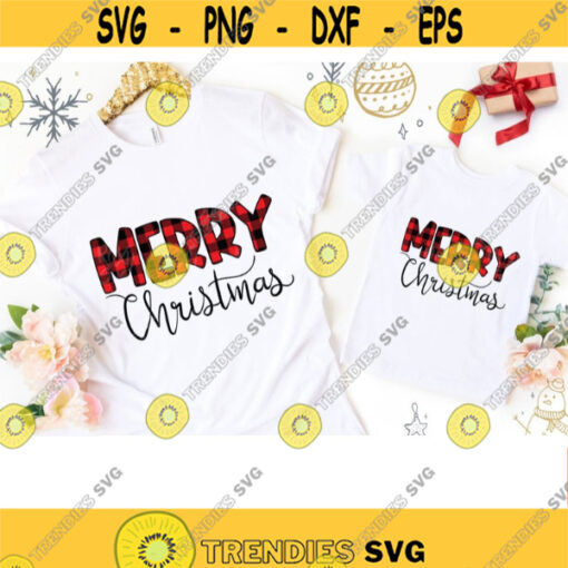 Merry Christmas SVG Christmas svg Christmas Shirt svg Mama and mini svg Mommy and me svg svg Files for Cricut sublimation designs png