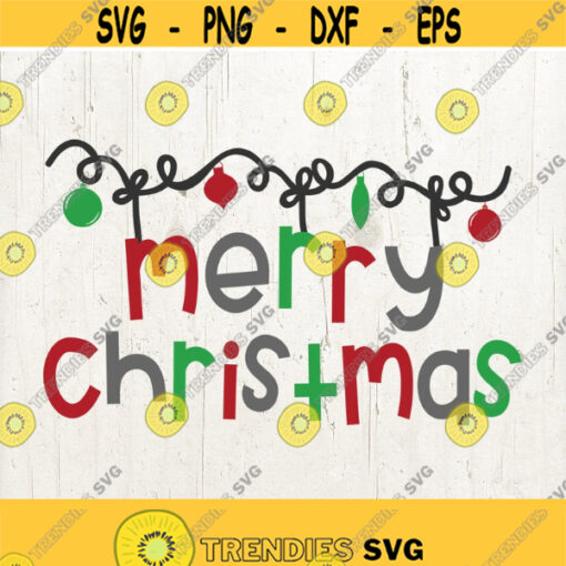 Merry Christmas SVG Sign Decor Vinyl Cut File for Cricut and Silhouette christmas ornament merry christmas svg Design 616