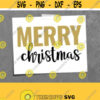 Merry Christmas SVG. Minimalist Merry Christmas Sign. Holiday Shirt Cut Files. Vector Files Cutting for Machine png dxf eps jpg pdf download Design 98