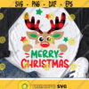 Merry Christmas Svg Buffalo Plaid Reindeer Svg Reindeer Svg Dxf Eps Png Kids Cut Files Xmas Shirt Svg Deer Clipart Silhouette Cricut Design 505 .jpg
