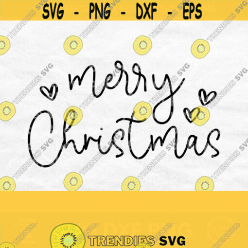 Merry Christmas Svg Cute Christmas Shirt Svg Christmas Heart Svg Holiday Svg Christmas Cut File Merry Christmas Png Digital Download Design 652