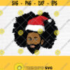 Merry Christmas Svg File Afro Man Svg Santa Svg Elf Svg Afro Svg Papa Santa Svg Papa Elf Svg Cut FilesDesign 243