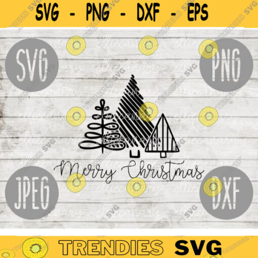 Merry Christmas Trees Christmas Design svg png jpeg dxf Commercial Cut File Holiday SVG 617