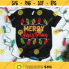 Merry Christmas svg Christmas svg Christmas Lights svg Buffalo Plaid svg dxf png Printable Cut File Cricut Silhouette Download Design 138.jpg