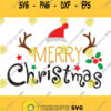 Merry Christmas svg merry xmas svgChristmas quote svgChristmas silhouette svg christmas vectorReindeer svg Cricut Cut Filesshirt svg