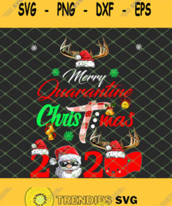 Merry Quarantine Christmas 2020 Santa Claus Toilet Paper SVG PNG DXF EPS Cricut 1