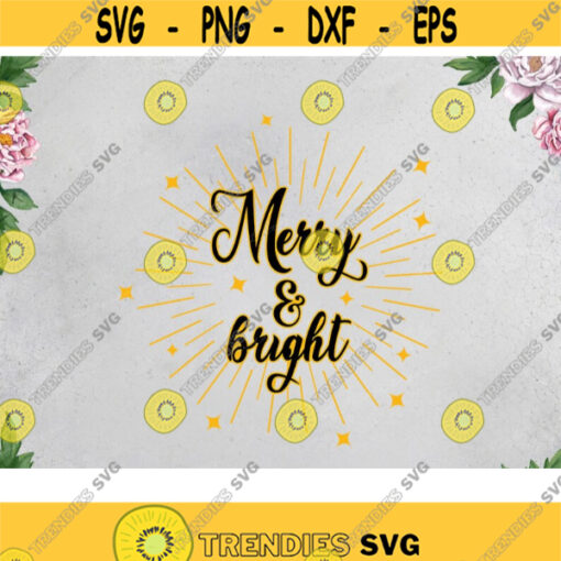 Merry and Bright Svg Christmas Truck Svg Buffalo Plaid Truck Svg Vintage Red Truck Svg Christmas Tree Svg Cute Svg Png