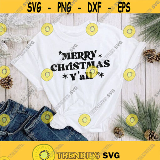 Merry christmas Y all svg christmas svg christmas shirt svg christmas gift svg christmas vacation svg png dxf svg files for cricut Design 100