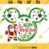 Merry christmas svg mickey christmas Disney Noel 2019 minnie christmas svg SVG Dxf EPS Png Printable Vector Clipart Cut Print File Design 33