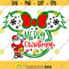 Merry christmas svg minnie christmas Disney Noel 2019 mickey christmas svg SVG Dxf EPS Png Printable Vector Clipart Cut Print File Design 50