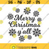 Merry christmas yall svg christmas svg png dxf Cutting files Cricut Funny Cute svg designs print for t shirt quote svg Design 459