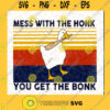 Mess With The Honk You Get The Bonk Svg Mess with the honk you get the bonk duck svg duck gift duck shirt Svg File For Cricut