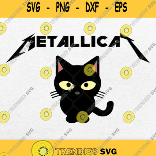 Metallicat Black Cat Svg