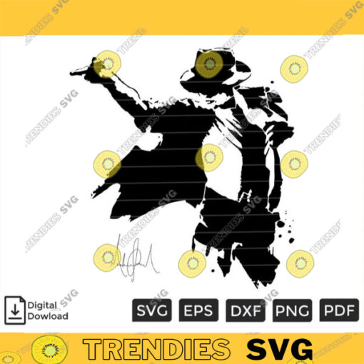 Michael Jackson SVG PNG Printable File for Cricut Silhouette