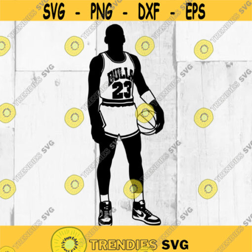 Michael Jordan SVG Cutting Files 3 Jordan Digital Clip Art NBA SVG Files for Cricut Chicago Bulls. Design 44