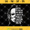 Michael Myers Horror Social Distancing Svg Social Distancing And Wear A Mask In Public Since 1978 Svg