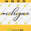 Michigan Svg File for Shirts Cricut Cutting Machines Farmhouse Sign Decor Housewarming SvgPngEpsDxfPdf Commercial Use Vector File Design 788