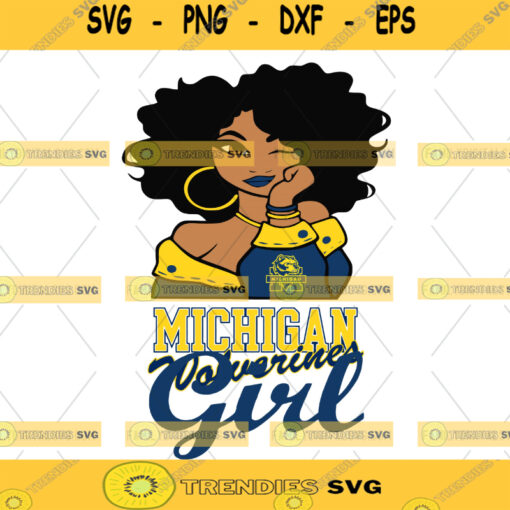 Michigan Wolverines Girl Ncaa Svg Girl Ncaa Sport Sport Svg Girl Cut File Silhouette Svg Cutting Files Download Instant BaseBall Svg Football Svg HockeyTeam