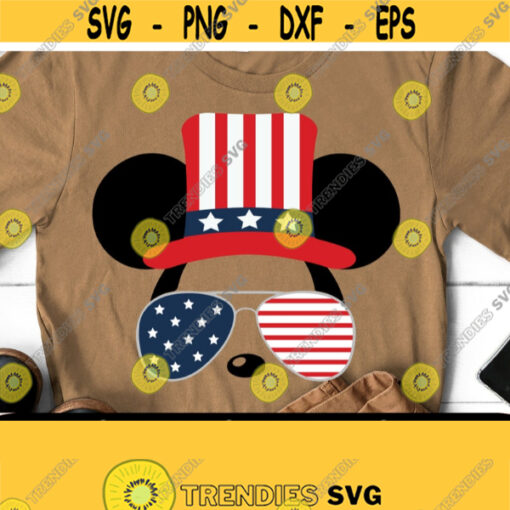 Mickey 4Th July Svg Mickey Svg Fouth Of July Svg USA Svg American Flag Svg Svg For Family Mickey Mouse Svg Svg For Dad Design 347