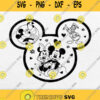 Mickey And Friends Svg Png Dxf Eps