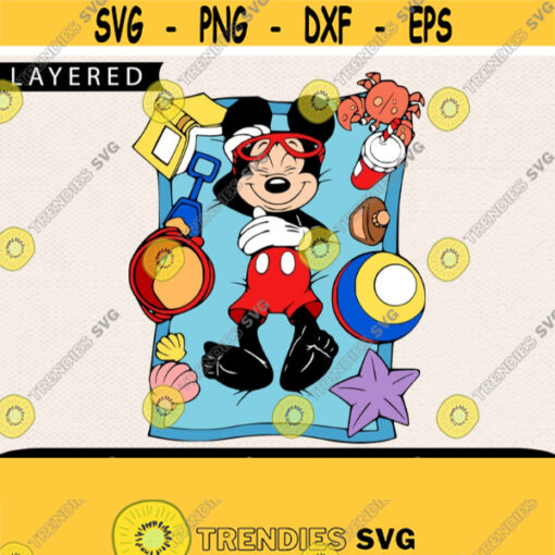 Mickey Beach Svg Disney Summer Svg Mickey Summer Svg Mickey Svg Cricut Svg Summer Svg Holiday Svg Disney Svg Disney Holiday Svg Design 330