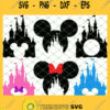 Mickey Castle SVG PNG DXF EPS 1