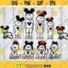 Mickey Family SVG Bundle Mickey Mouse SVG Bundle Disney cut file Disney clipart svg files for silhouette files for cricut png svg Design 2984