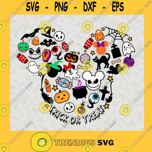 Mickey Halloween SVG Characters Mickey Halloween SVG Trick Of Treat SVG