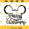 Mickey Merry Christmas SVG Merry Christmas DXF Christmas SVG Svg Files Cricut Cut Files Silhouette Cut File Design 74
