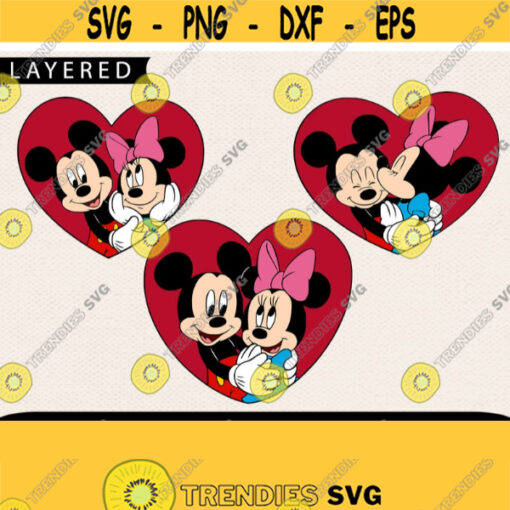 Mickey Minnie Love Svg Mickey And Minnie Mouse Svg Cricut Files Minnie Love Svg Mickey Love Svg Love Svg Heard SvgValentines Day Svg Design 328