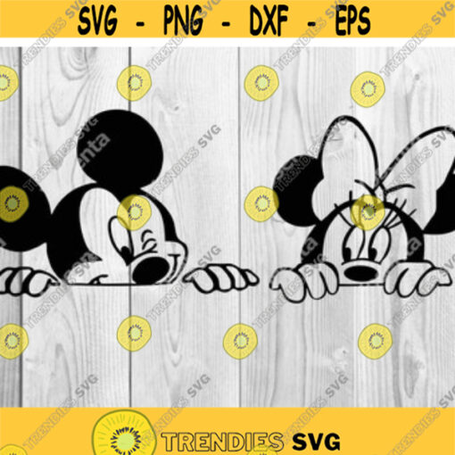 Mickey Minnie SVG PNG PDF Mickey Monogram Cricut Silhouette Cricut svg Silhouette svg Digital Download Split Svg Design 1972