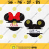 Mickey Monogram Svg Minnie Monogram Svg Minnie Mouse Svg Mickey Mouse Svg Monogram Svg Monogram Frame Disney Svg Design 51