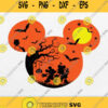 Mickey Mouse And Friends Halloween Svg Png