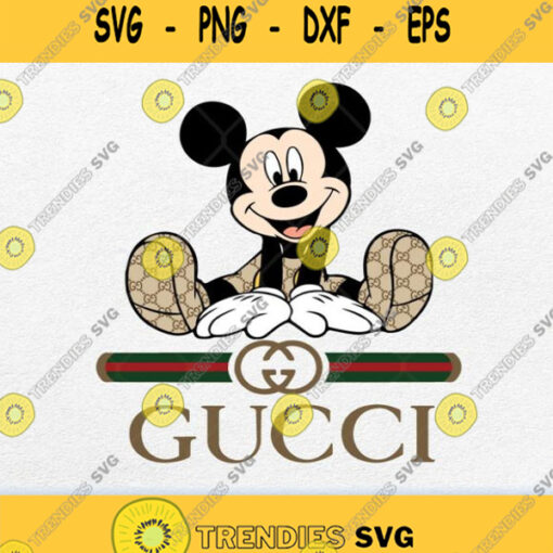 Mickey Mouse Gucci Svg Png