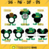 Mickey Mouse St Patricks Day Split Monogram Svg Bundle 1