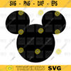 Mickey Mouse svg Mickey head svg 2 Mickey black whitr PNG file SVGPNG digital file 221