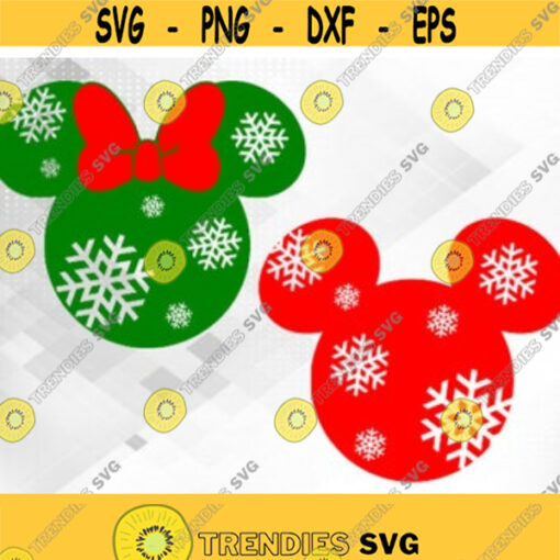 Mickey Snowflakes SVG Christmas Mickey SVG Mickeys Very Merry Christmas Snowflake Mickey Snowflake Minnie svg Mickeys Christmas Party Design 39