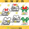 Mickey and Minnie Feliz Navidad SVG Disney Merry Christmas DXF Mery Christmas SVG Svg Files Cricut Cut Files Silhouette Cut File Design 87