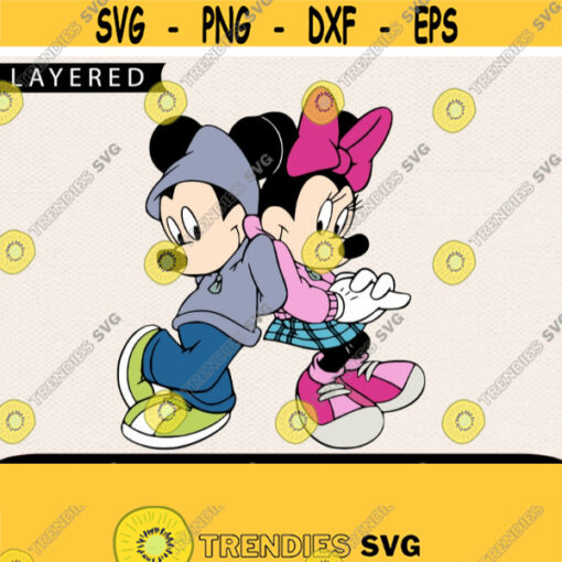 Mickey and Minnie Svg Cricut File Svg Family Svg Mickey Svg Minnie Svg Design 499