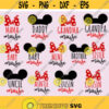 Mickey and minnie family svg mama mouse minnie mouse svg disney family svg mickey family cutting files Matching disney shirts svg Design 36