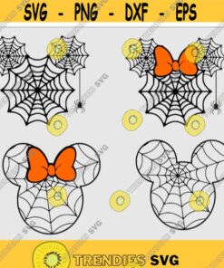Mickey ears Spiderwebs svg Halloween Mickey svg bundle halloween svg Disney Halloween svg eps png dxf Design 1381.jpg