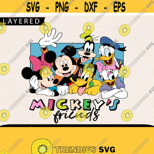 Mickeys Friends Svg Disney Svg Goofy Svg Donald Svg Daisy Svg Minnie Svg Cricut Files Disney Quote Svg Design 220