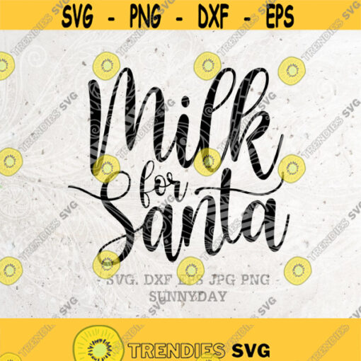 Milk for Santa SvgChristmas SVG FileDXF Silhouette Vinyl Cameo Cricut Cutting Tshirt Designwintersantasanta claus svgcookie plate svg Design 212
