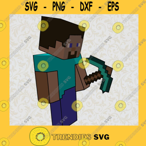 Minecraft SVG File Minecraft Birthday Card SVG PNG DXF EPS Cutting Files