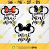 Mini Mouse svg Minnie Mouse SVG Instant Download Minnie Mouse Head svg Mommy Mouse svg Cut File Minnie Bow svg Disney Trip svg Disney Design 336