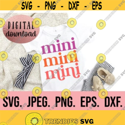 Mini SVG Boho Mini Design Mamas Mini PNG Mini Shirt svg Cricut Cut File Silhouette Instant Download Family SVG Mothers Day Design 457