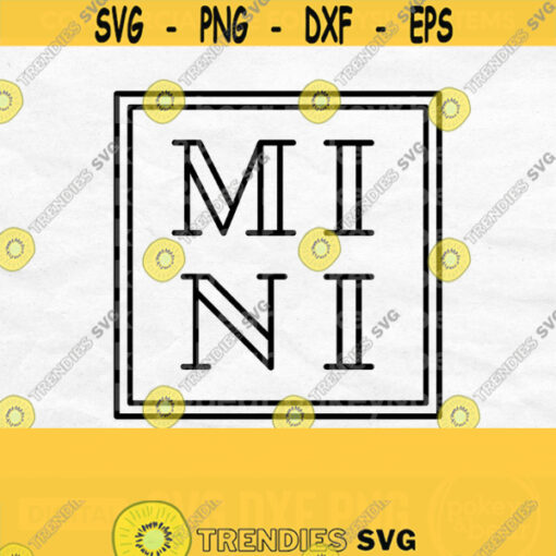 Mini Svg Mama Svg Mini Square Svg Mini Shirt Svg Mothers Day Svg Design Mama And Mini Svg Png Commercial Use Svg Design 470