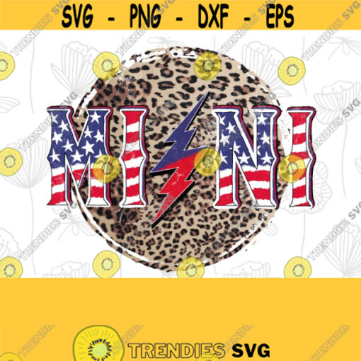 Mini png American Mini png American Leopard png 4th Of July png American Flag png Lightning Strike Patriotic Mini png Sublimation Design 211