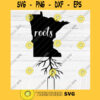 Minnesota Roots SVG File Home Native Map Vector SVG Design for Cutting Machine Cut Files for Cricut Silhouette Png Pdf Eps Dxf SVG