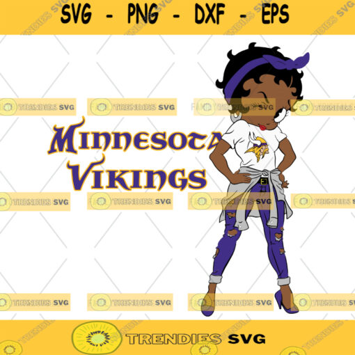 Minnesota Vikings Black Girl Svg Girl NFL Svg Sport NFL Svg Black Girl Shirt Silhouette Svg Cutting Files Download Instant BaseBall Svg Football Svg HockeyTeam